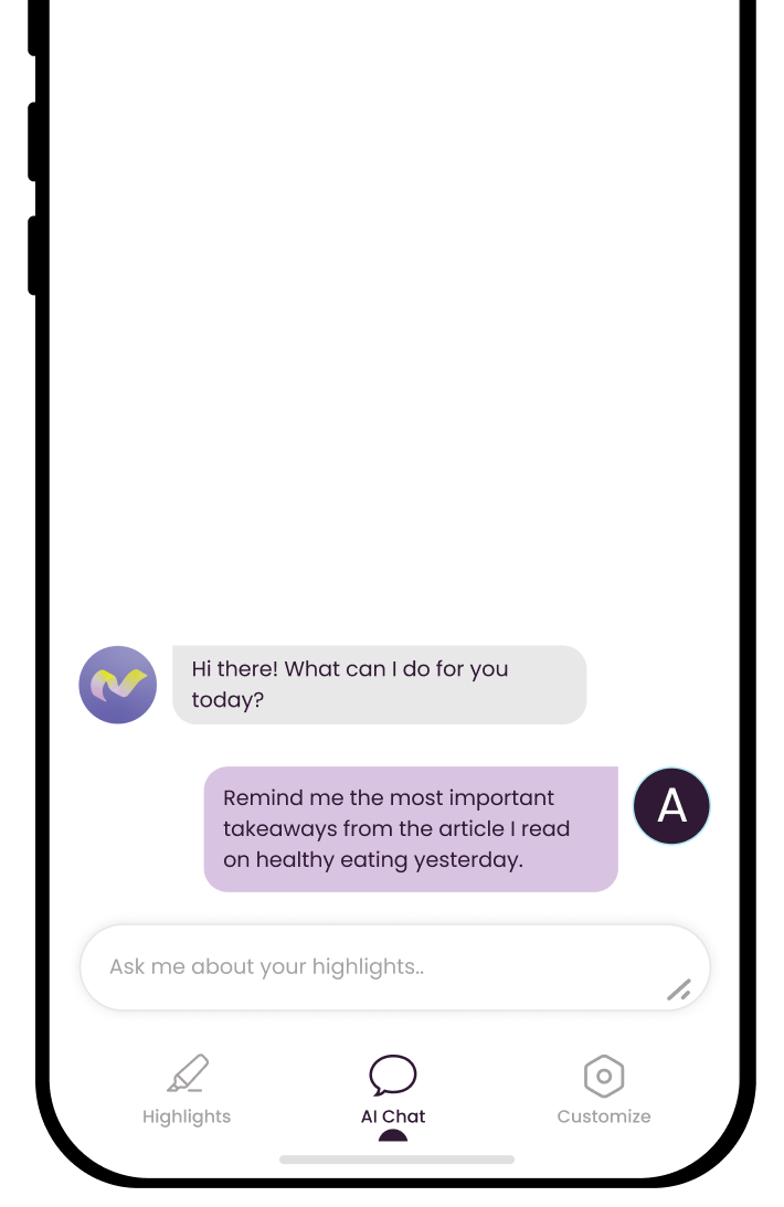 Ask questions, get summaries, and synthesize deeper insights